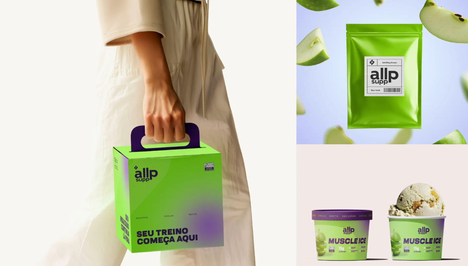 Allp Supp — Rebranding & Packaging — Segunda opção 1
