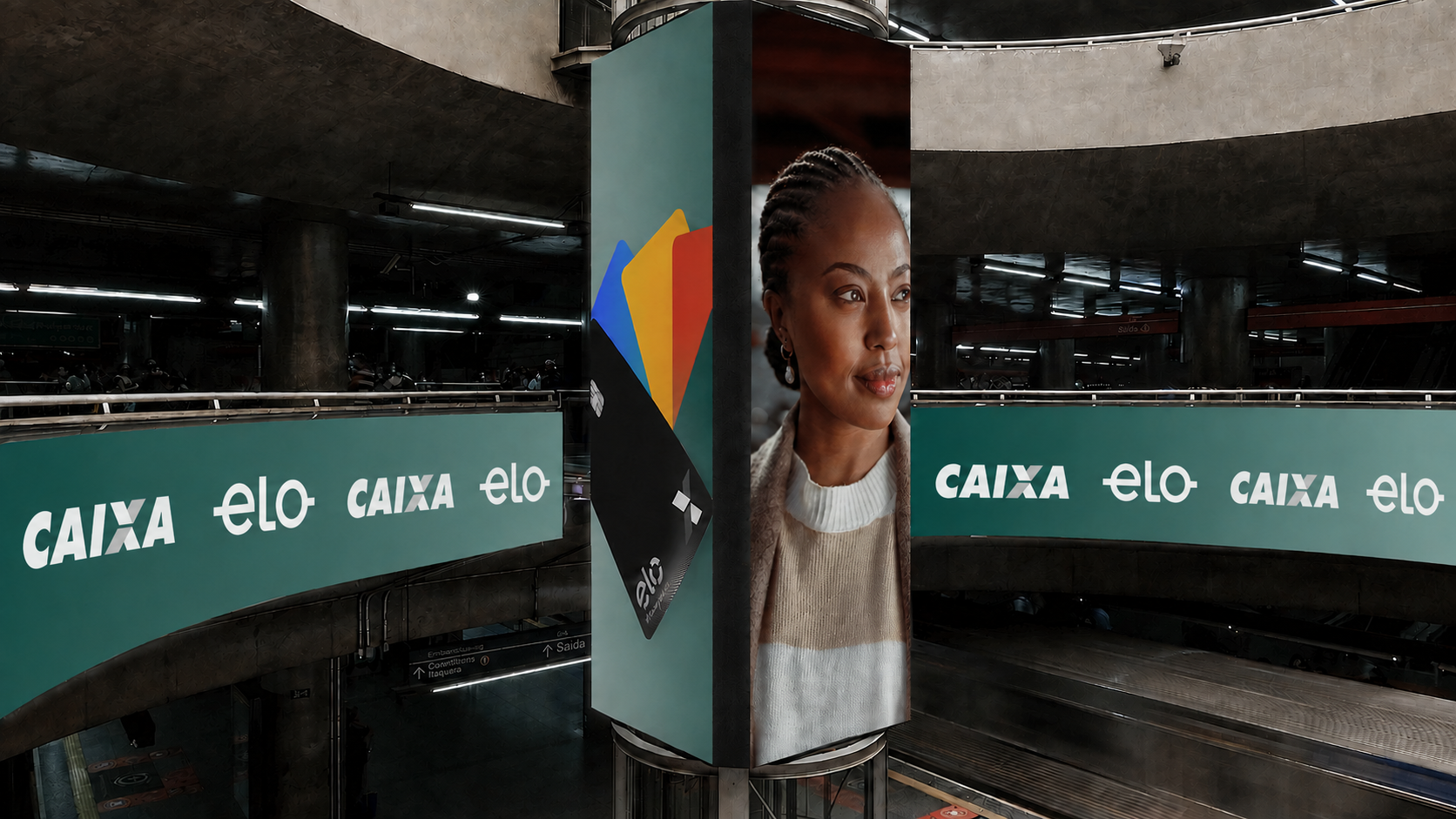 Caixa Econômica + Elo — Co-branding